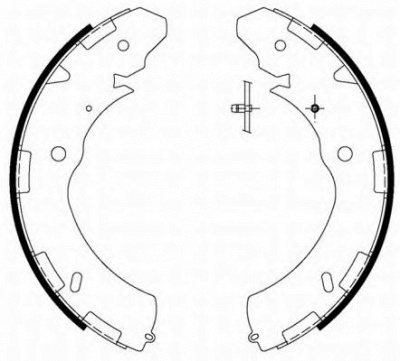 HELLA PAGID 8db355000421 -  Комплект тормозных колодок